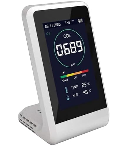 evita TOAMIT CO₂濃度測定器 コンパクト 卓上型
